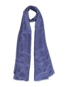 Emporio Armani Man Scarf Bright Blue Size - Viscose, Silk