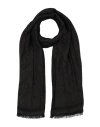 Emporio Armani Man Scarf Dark Brown Size - Modal, Virgin Wool In Brown