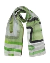 Emporio Armani Man Scarf Green Size - Silk In Green