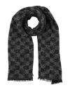 Emporio Armani Man Scarf Grey Size - Acrylic, Polyamide, Wool, Viscose In Gray