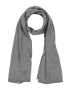 Emporio Armani Man Scarf Grey Size - Virgin Wool, Metallic Fiber