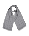 Emporio Armani Man Scarf Grey Size - Viscose, Polyester In Gray