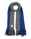 Emporio Armani Man Scarf Grey Size - Wool, Polyamide In Grey