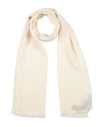 Emporio Armani Man Scarf Ivory Size - Wool, Silk In White