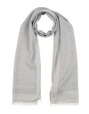 Emporio Armani Man Scarf Light Grey Size - Wool, Silk In Gray