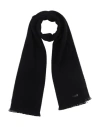 Emporio Armani Man Scarf Midnight Blue Size - Virgin Wool