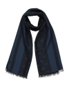 Emporio Armani Man Scarf Navy Size - Acrylic, Modal, Wool, Cashmere