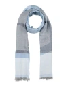 Emporio Armani Man Scarf Sky Blue Size - Cotton, Modal, Acetate In Blue