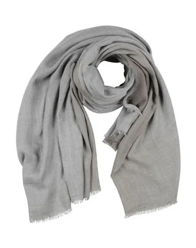 Emporio Armani Man Scarf Taupe Size - Modal In Gray