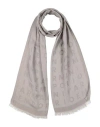 Emporio Armani Man Scarf Taupe Size - Viscose, Polyester In Gray