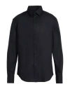 Emporio Armani Man Shirt Black Size 17 ½ Cotton