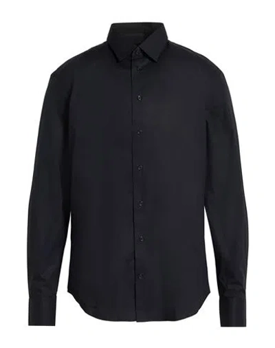 Emporio Armani Man Shirt Black Size 17 ½ Cotton