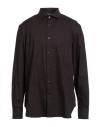 Emporio Armani Man Shirt Black Size L Cotton