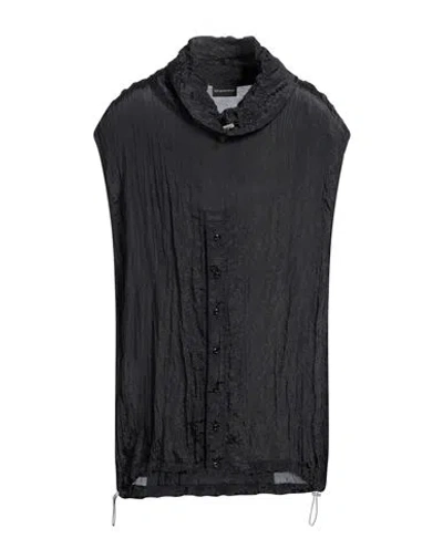 Emporio Armani Man Shirt Black Size L Polyester, Polyamide