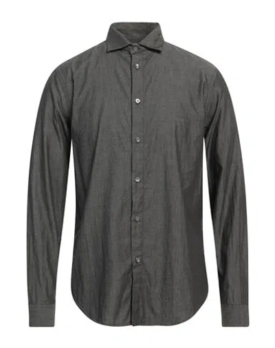 Emporio Armani Man Shirt Black Size Xl Cotton