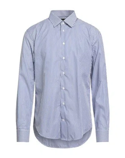 Emporio Armani Man Shirt Blue Size 17 ½ Cotton