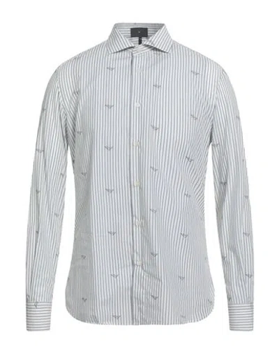 Emporio Armani Man Shirt Blue Size L Cotton