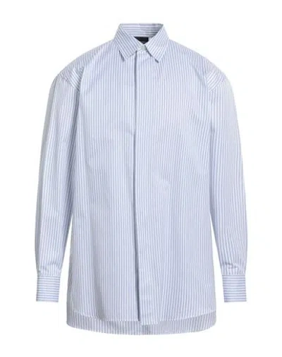 Emporio Armani Man Shirt Blue Size L Cotton