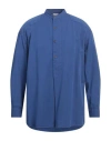 Emporio Armani Man Shirt Blue Size M Cotton