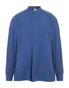 Emporio Armani Man Shirt Blue Size M Cotton