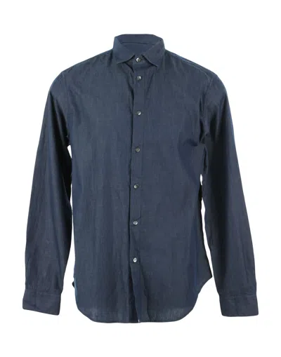 Emporio Armani Shirts In Blue