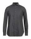 Emporio Armani Man Shirt Lead Size L Cotton In Grey