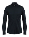 Emporio Armani Man Shirt Midnight Blue Size 17 Cotton