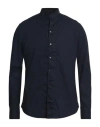 Emporio Armani Man Shirt Navy Blue Size L Cotton
