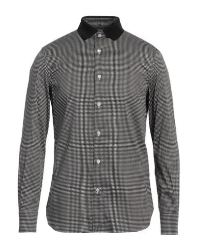 Emporio Armani Man Shirt Military Green Size S Cotton, Elastane, Polyester, Polyamide