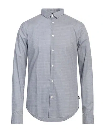 Emporio Armani Man Shirt Navy Size L Cotton