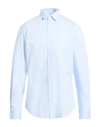 Emporio Armani Man Shirt Sky Blue Size 17 ½ Cotton