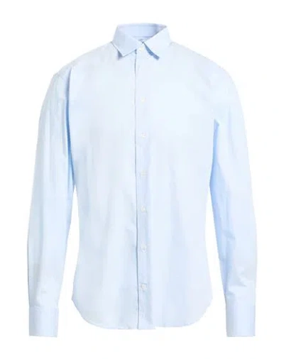 EMPORIO ARMANI EMPORIO ARMANI MAN SHIRT SKY BLUE SIZE 17 ½ COTTON