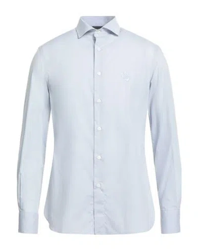Emporio Armani Man Shirt Sky Blue Size L Cotton