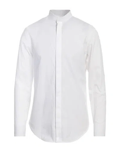 Emporio Armani Man Shirt White Size 15 ½ Cotton, Polyester