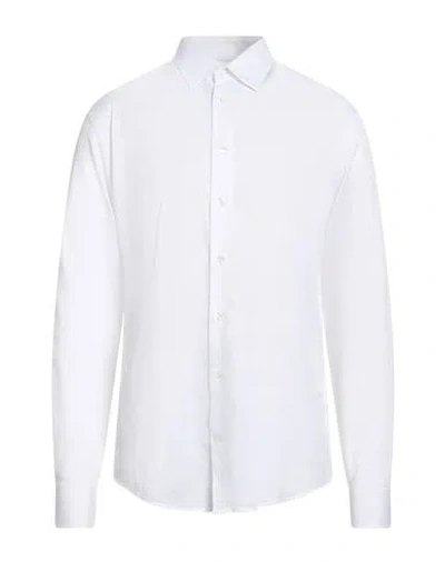 Emporio Armani Man Shirt White Size 16 Cotton