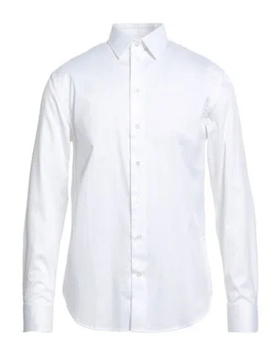 Emporio Armani Man Shirt White Size 16 Cotton
