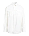 Emporio Armani Man Shirt White Size L Cotton