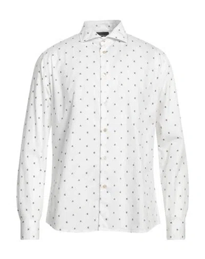 Emporio Armani Man Shirt White Size L Cotton