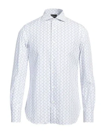 Emporio Armani Logo White Shirt In 101