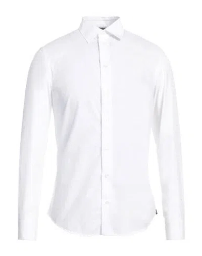Emporio Armani Men's Stretch Sport Shirt In White