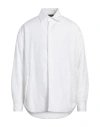 Emporio Armani Logo White Shirt In White