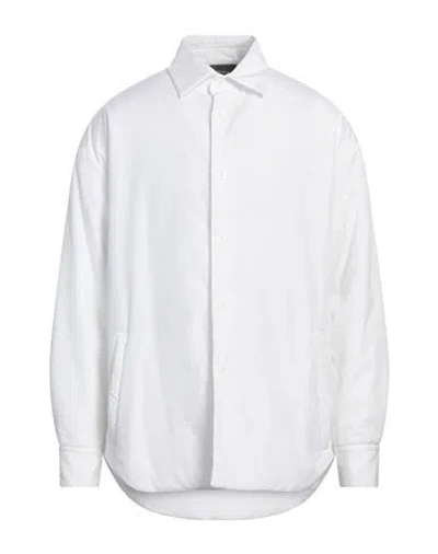 EMPORIO ARMANI EMPORIO ARMANI MAN SHIRT WHITE SIZE L COTTON