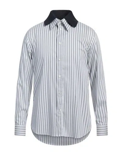 Emporio Armani Man Shirt White Size L Cotton, Polyamide, Elastane