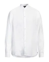 Emporio Armani Man Shirt White Size Xxl Linen