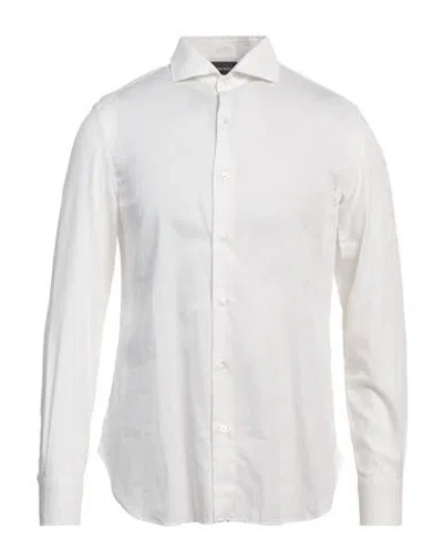 Emporio Armani Man Shirt White Size M Cotton In White