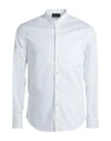 Emporio Armani Man Shirt White Size L Linen In White