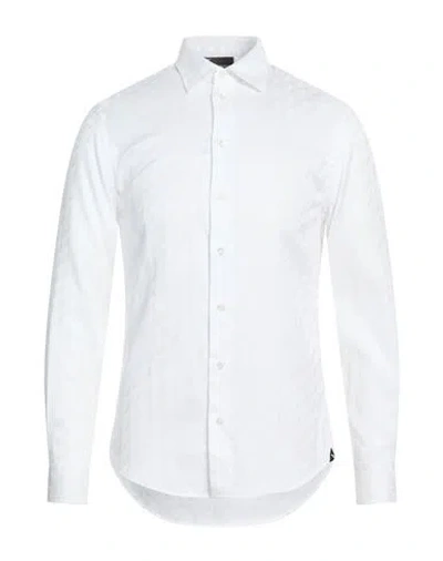 Emporio Armani Man Shirt White Size S Cotton