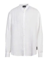 Emporio Armani Man Shirt White Size Xxl Linen