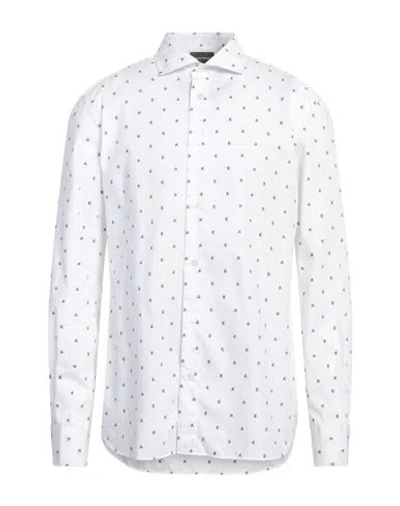 Emporio Armani Man Shirt White Size Xxxl Cotton