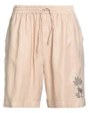 Emporio Armani Embroidered-motif Bermuda Shorts